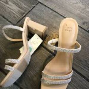 Chic Beige Strappy Heels